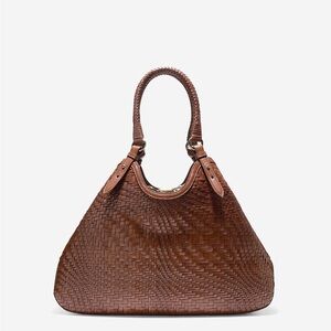Cole Haan woven leather bag